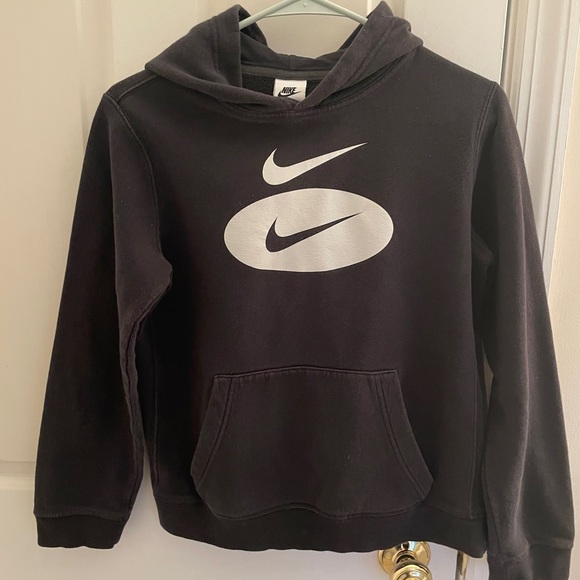 Nike Other - Nike Black Hoodie with White Logo